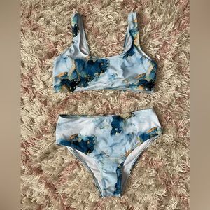 Two piece high waist bikini